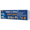 Easy Day Lens Sport Pack, 6 Lenti A Contatto monouso Giornaliere per la correzione della miopia -5,75