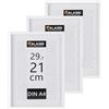 Walasis Cornice A4, formato 21 x 29,7 cm, bianco