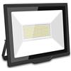 Willpower Faro LED Esterno 100W Faretti LED 6000K Bianco | Proiettore LED 10,000lm, Senza Spina, Impermeabilità IP66, Luce per Giardino Garage Cortile Officina Patio Terrazza