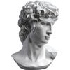 PIGPIGFLY Statua Da Vinci,Statue Decorative,Decorazioni per Ufficio,Figure Decorative, Statuette Decorative Casa, Soggiorno Decorativo Moderno da Appoggiare, Scultura Astratta in Poliresina, Idea Regalo