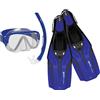 MARES SET NATEEVA KEEWEE Kit Pinne Maschera Boccaglio