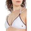 Tommy Hilfiger Top Bikini a Fascia Donna Non Imbottito, Bianco (Th Optic White), S