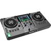 Numark Mixstream Pro Go - Console DJ Autonoma con Batteria Ricaricabile, Mixer, Casse, Amazon Music Unlimited, Wi-Fi, Touchscreen, Compatibile con Serato DJ