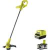 Ryobi RY18LT23A-0 Tagliabordi Batteria 18V ONE+ Ø23cm Filo 1.6mm Kit 4.0 Ah