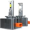 D-Lumina Lampadina D3S LED per Fari Anti-Errore,20000LM 120W 6500K Bianco Estremamente Luminoso Kit di Conversione Faro LED,CANBUS Faro Sostituire OEM Xenon HID Lampadina Plug and Play,2 pezzi