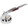banapoy Terza mano base con pinzette, Bocca curva Materiale eccellente professionale, Terza mano con pinzette, Hobbisti per oreficeria Artigianato Orologiai(Curved mouth)