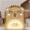 WONDEE Vintiun Regalo Bebe Nascita Personalizzato, [4 Modelli] Lampada Notturna Bambino e Bambino Personalizzata di Riccio - Lampada da Comodino Camera da Letto Led, Decorazione Camera Bambino,