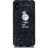 HopMore Cover per Xiaomi Redmi S2 Silicone Morbido Nero Disegni Fantasia Creativa Custodia Redmi S2 Antiurto Case Morbide Gomma TPU Ultra Slim Bumper Protettiva Caso Molle - Spazio