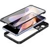 xinyunew Cover per Xiaomi Redmi Note 13 Pro 4G,360 Gradi Rugged Antiurto Custodia con Protezione dello Schermo Integrata,Trasparente Protettivo Case con Protezione Fotocamera,Nero