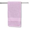 LARA MORADA - Set Asciugamano Telo Doccia in Spugna IDROFILA, Cotone 100%, Tinta Unita, Accessori Bagno 1 Telo Doccia da 90X140cm, 450 Gr/mq Rosa