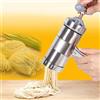 Jadeshay Macchina per la Pasta,Manuale Pasta Macchina Torchio in Acciaio Inossidabile con 5 Template Macchina Pasta Noodle Maker per Tagliatelle Casalinghe,Succhi e Ortaggi