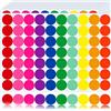 Gicare 1400 Pezzi Bollini Adesivi Colorati, 20mm Etichette Adesive Rotonde Colorate, 10 Colori Stickers Rotondi Adesivi Colorati a Punti Etichette per Calendario Ufficio Scuola