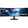 Samsung Monitor Gaming Odyssey G9 (S49CG954), Curvo (1000R), 49, 5120x1440 (Dual QHD), 32:9, HDR1000, HDR10+, VA, 240Hz, 1ms (GtG), Freesync Premium Pro, HDMI, USB 3.0, DP, Ingresso Audio, HAS