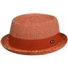 LIPODO Ennario Cappello Pork Pie Paglia Screziato Multicolore Prodotto in Italia Uomo Primavera Estate