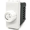 VR VETRINEINRETE Vetrineinrete® Interruttore dimmer compatibile con vimar plana regolatore controller con manopola per luci illuminazione led 500 watt 230V (Bianco)