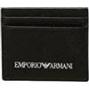 Emporio Armani porta carte di credito uomo nero