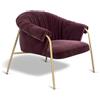 ALMA DESIGN poltrona SCALA con struttura in acciaio verniciato bronzo - 2130-VAG-E-HERO