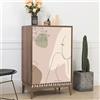 Chaoyilian Tende per Armadi, Tenda per Armadio per la Privacy, Isolante Oscurante, per Mensole Pannello a Parete Porta, Scarpiera, Libreria, Size: width 80*height 80CM, Style: E Style