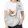 Pawaboo Trasportino per Cani e Gatti, Borsa per Cani e Cuccioli in Rete Traspirante per Animali Fino a 14Lb, con Ampia Cinghia, a Mani Libere con Guinzaglio di Sicurezza Incorporato, Grigio
