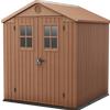 Keter Darwin marrone - Casetta da giardino - Con finestre frontali - 190x183x221 cm