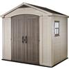 Keter Factor beige - Casetta da giardino - Con finestra laterale - 256.5x182x243 cm
