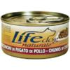 Life Pet Dog Natural Bocconcini (fegato di pollo) - 6 lattine da 90gr.