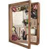 GraduatePro Cornice 3D 28x35 Profonda con vetro per Oggetti in Legno da Parete Tavolo Regalo Decorativo