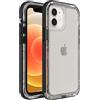 LifeProof per Apple iPhone 12 mini, Custodia sottile resistente a cadute, polvere e neve, gamma Next , Trasparente/Nero
