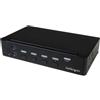 STARTECH.COM Startech Switch Commutatore KVM a 4 Porte DisplayPort con Hub USB 3.0 - 4K