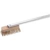 Gi.Metal Spazzola con Setole in Ottone Manico Alluminio - 60 cm