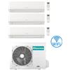 Hisense Climatizzatore Condizionatore Inverter Hisense New Energy Wifi R32 Trial Split 7000 + 7000 + 7000 BTU con U.E. 3AMW52U4RJC Classe A++/A+