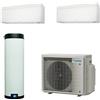 Daikin Multi+ 9+15+120 LT FTXA25CW FTXA42CW EKHWET120BV3 4MWXM52A Dual Trial Quadri Split Bluevolution Stylish R-32
