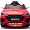 Mondial Toys Auto Elettrica Macchina per Bambini 12V Audi RS E-tron Sportback con Sedile in P