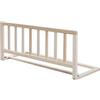 roba Barriera per Letto in Legno da 90 cm - Protezione Sicura Anticaduta per Neonati e Bambini - da 18 mesi - Installazione Semplice Senza Forature - Altezza 38 cm - Naturale