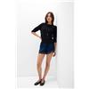 Intimissimi Pantaloncino In Seta Con Pizzo Blu