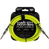 Ernie Ball Flex Cavo per strumenti, dritto / dritto, 3m, colore verde