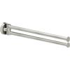 NOBILI RUBINETTERIA NOBILI - ZEN Porta salvietta a parete doppio inox spazzolato - ACPL22/2X