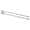 NOBILI RUBINETTERIA NOBILI - ZEN Porta salvietta a parete doppio bianco opaco - ACPL22/2X