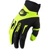 O'NEAL | Guanti Ciclismo e Motocross | Bambini | MX MTB DH FR Downhill Freeride | Durevole, materiali flessibili, palmo ventilato | Element Youth Glove | Nero Giallo Neon | Taglia M