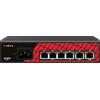 Safire Smart SW0604HIPOE-60 Switch Hi-PoE 4 porte PoE + 2 Uplink RJ45 Velocità porte 10/100Mbps - Safire