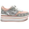 GUESS SNEAKERS HINDLE - FL5HIDFAM12 - silver