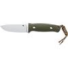 Fox Coltello collo BLACK FOX VESUVIUS BF-710 D2 OD lama fisso cuoio fox knives
