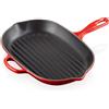 LE CREUSET GRIGLIA OVALE IN GHISA 32 CM, EVOLUTION ROSSO CHERRY (CILIEGIA)