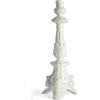 BEVILACQUA CANDELABRO BAROCCO, 1 FUOCO BIANCO