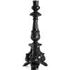 BEVILACQUA CANDELABRO BAROCCO, 1 FUOCO NERO