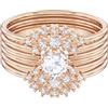 SWAROVSKI SET DI ANELLI MOONSON, PLACCATO ORO ROSA PLACCATO ORO ROSA, 58