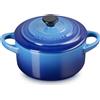 LE CREUSET MINI COCOTTE 10 CM, GRES VETRIFICATO AZURE BLU