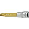 Hazet 990Lg-8 Inserto Chiave a Bussola per Giraviti, Oro, Attacco Quadro, Cavo, 12.5 mm 1/2 di Pollice