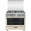 Glem Cucina a gas con forno elettrico 90x60 cm colore Beige - SB965MCR