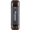 ‎Transcend Transcend ESD310C Portable External SSD Drive USB-C & USB-A 2TB